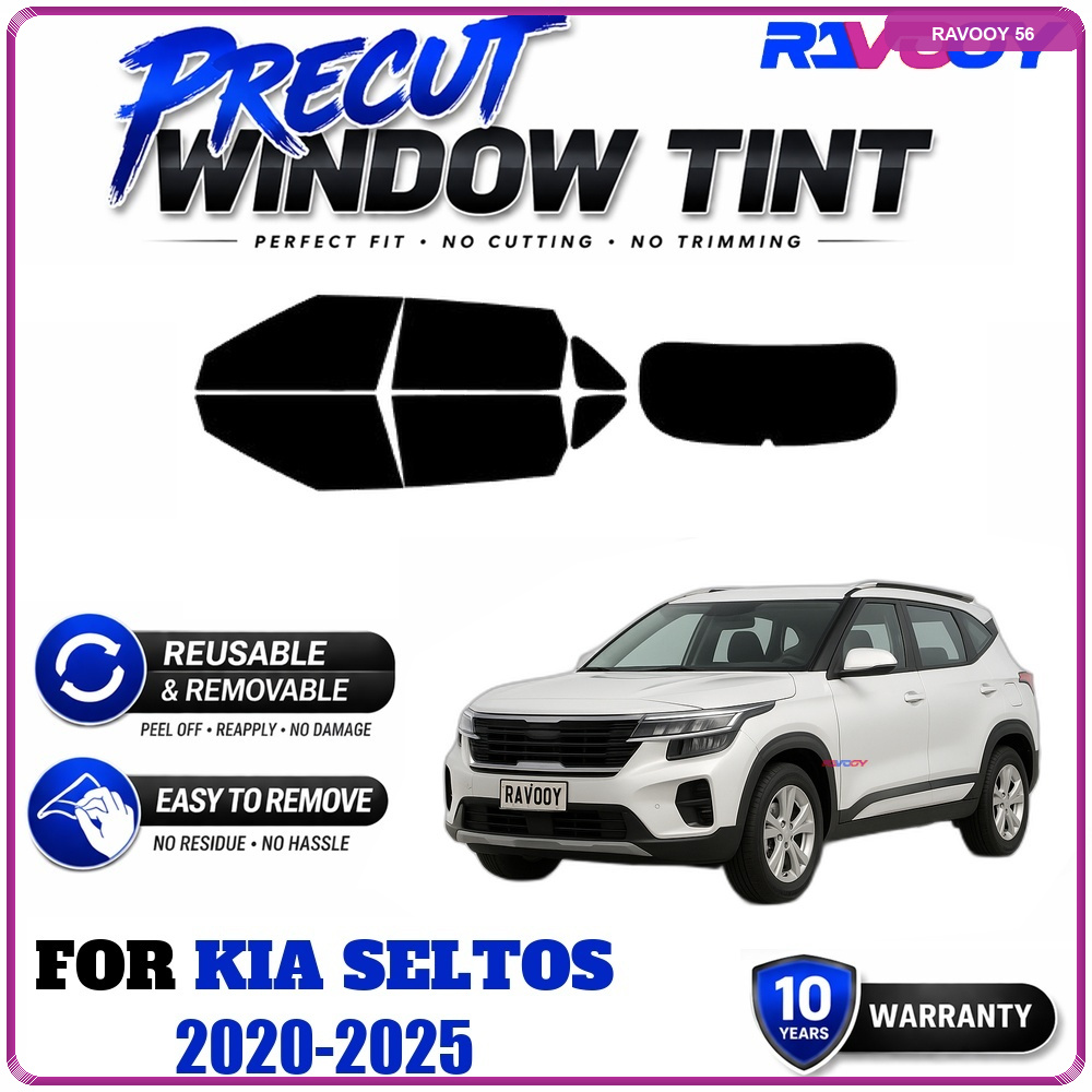 Air Bubble Remover - RAVOOY Precut Window Tint, Reusable Removable
