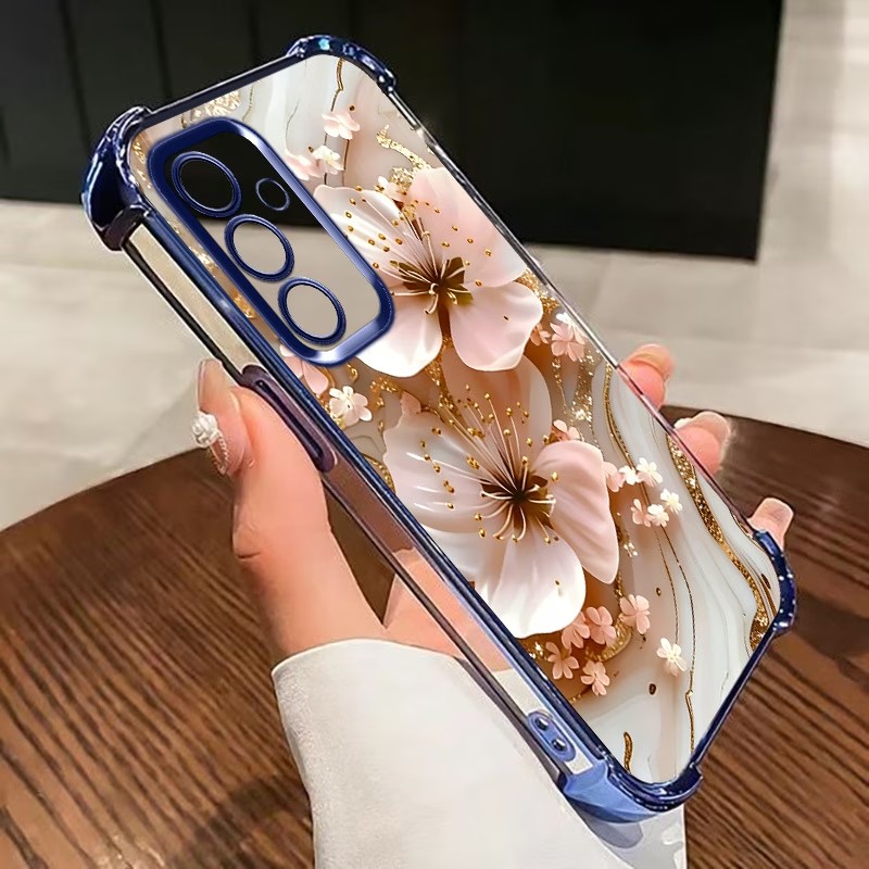 Electroplated Flower Clear Pho - Samsung Galaxy S25 评论和价格