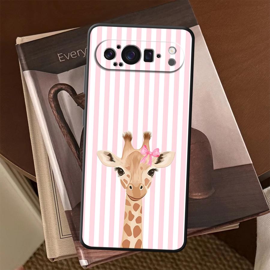 Cartoon Giraffe Funda Phone Co - Google Pixel 9 Pro 评论和价格