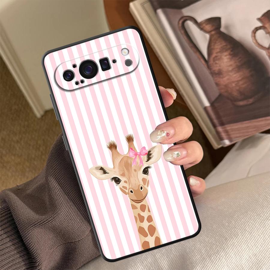 Cartoon Giraffe Funda Phone Co - Google Pixel 9 Pro 评论和价格