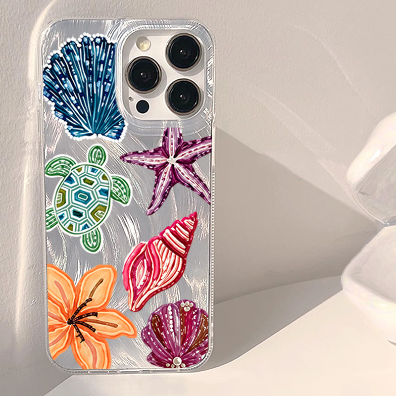 Silk texture Teal ocean Animal - Xiaomi Redmi Note 14 评论和价格