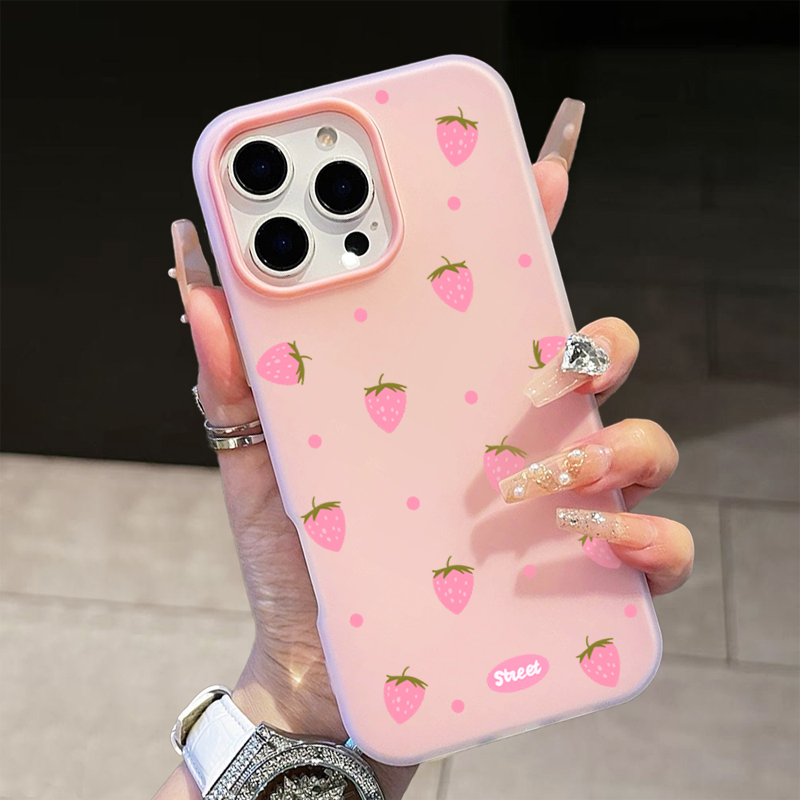 Sweet Pink Strawberry Pattern  - Samsung Galaxy A55 评论和价格