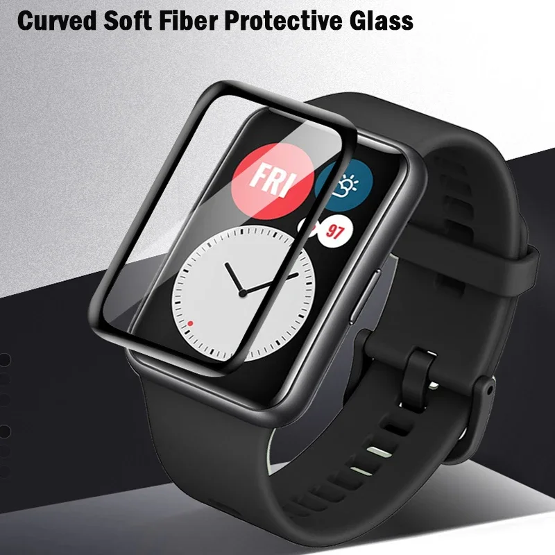 Soft Glass For Huawei Watch Fi - Smartwatch Screen Film 评论和价格