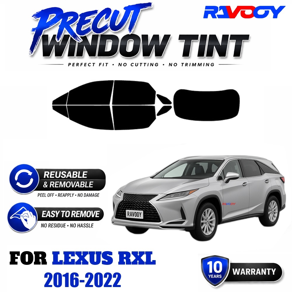 RAVOOY Precut Window Tint, Reu - Air Bubble Remover 评论和价格