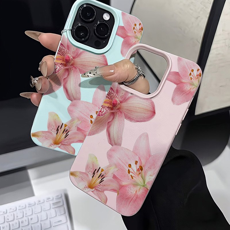 Pink Lily Lychee Texture Phone - Samsung Galaxy S25 评论和价格